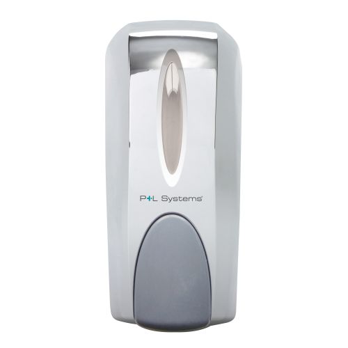 Manual Sanitiser/Soap Dispenser - Chrome
